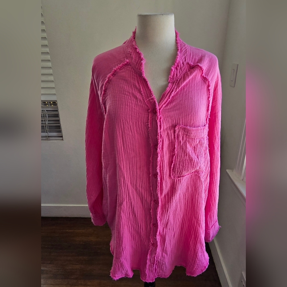 Aerie Hot Pink Top